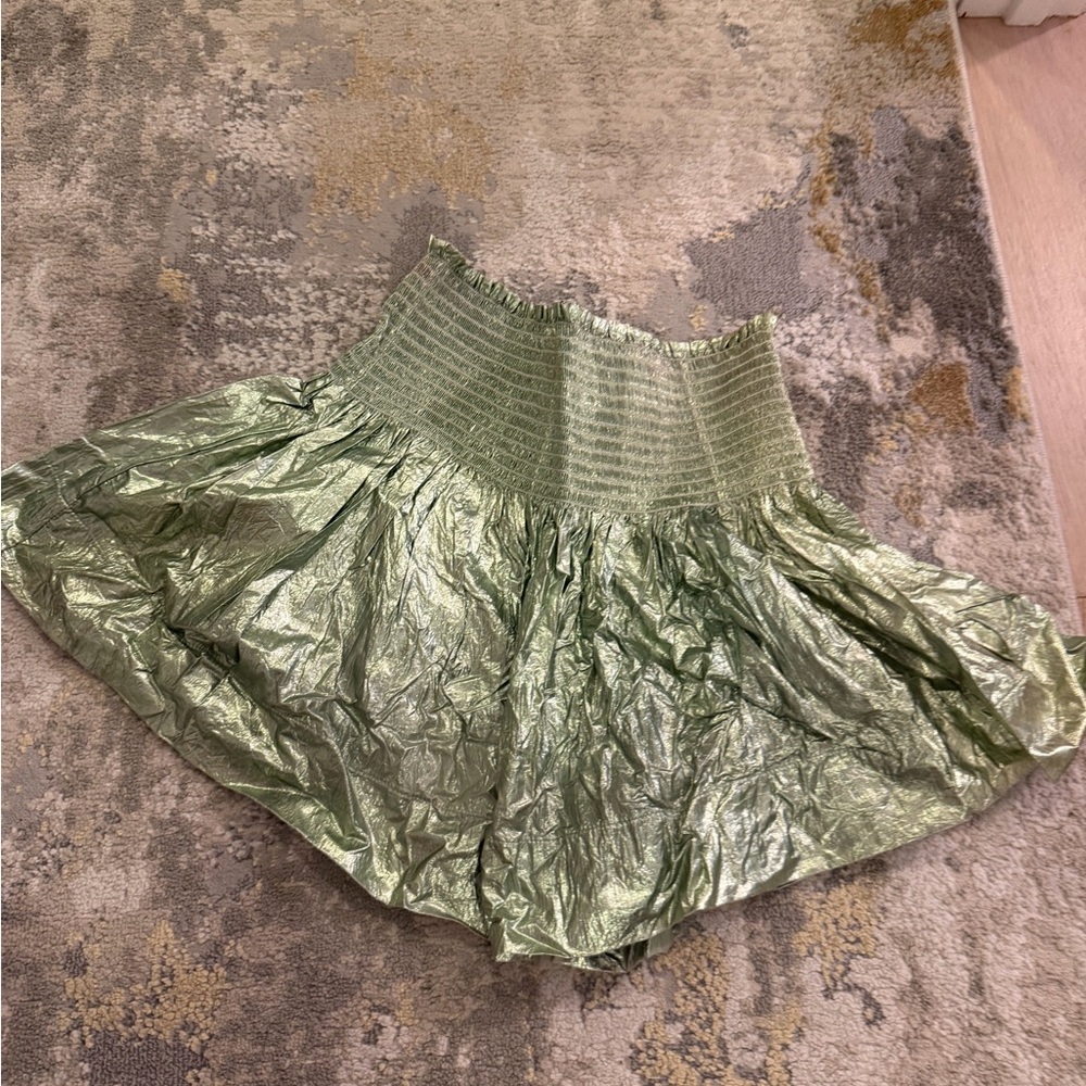 Koch Metallic Green Skirt